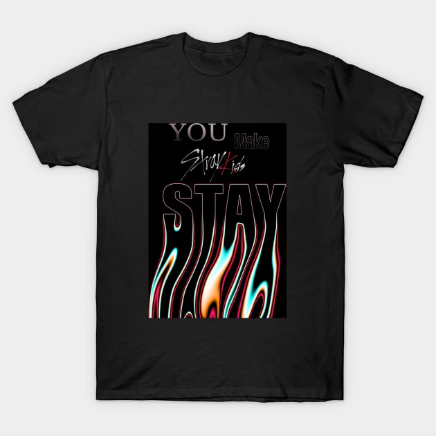 You make Stray Kids Stay typography design T-Shirt by bixxbite